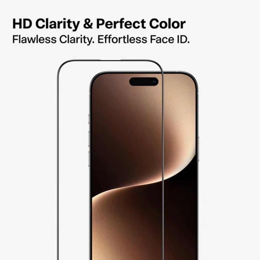 Torras iPhone 17 Pro Max - Full Screen Αντιχαρακτικό Γυαλί Οθόνης - GlassGo Install Master - Black