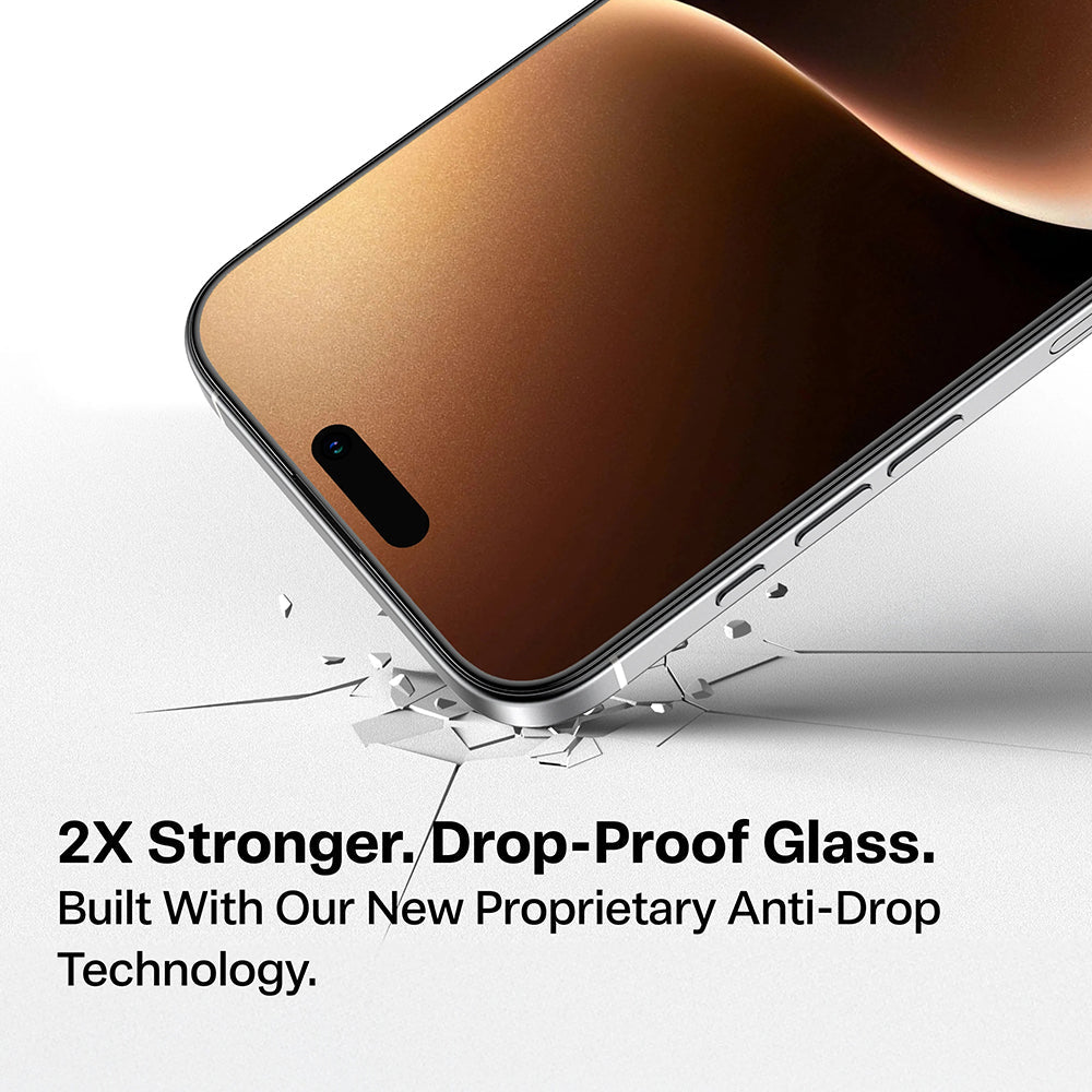 Torras iPhone 17 Pro Max - Full Screen Αντιχαρακτικό Γυαλί Οθόνης - GlassGo Install Master - Black