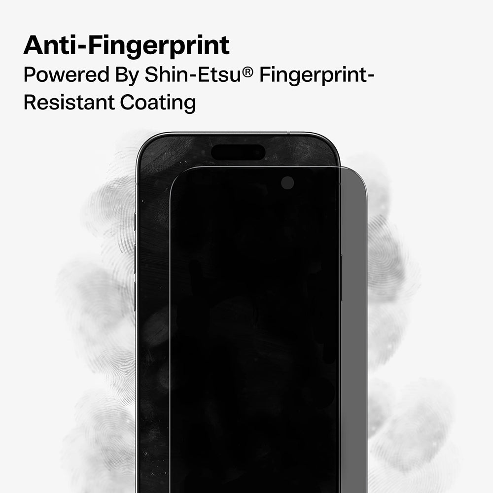 Torras iPhone 17 Pro Max - Full Screen Αντιχαρακτικό Γυαλί Οθόνης - GlassGo Install Master - Privacy