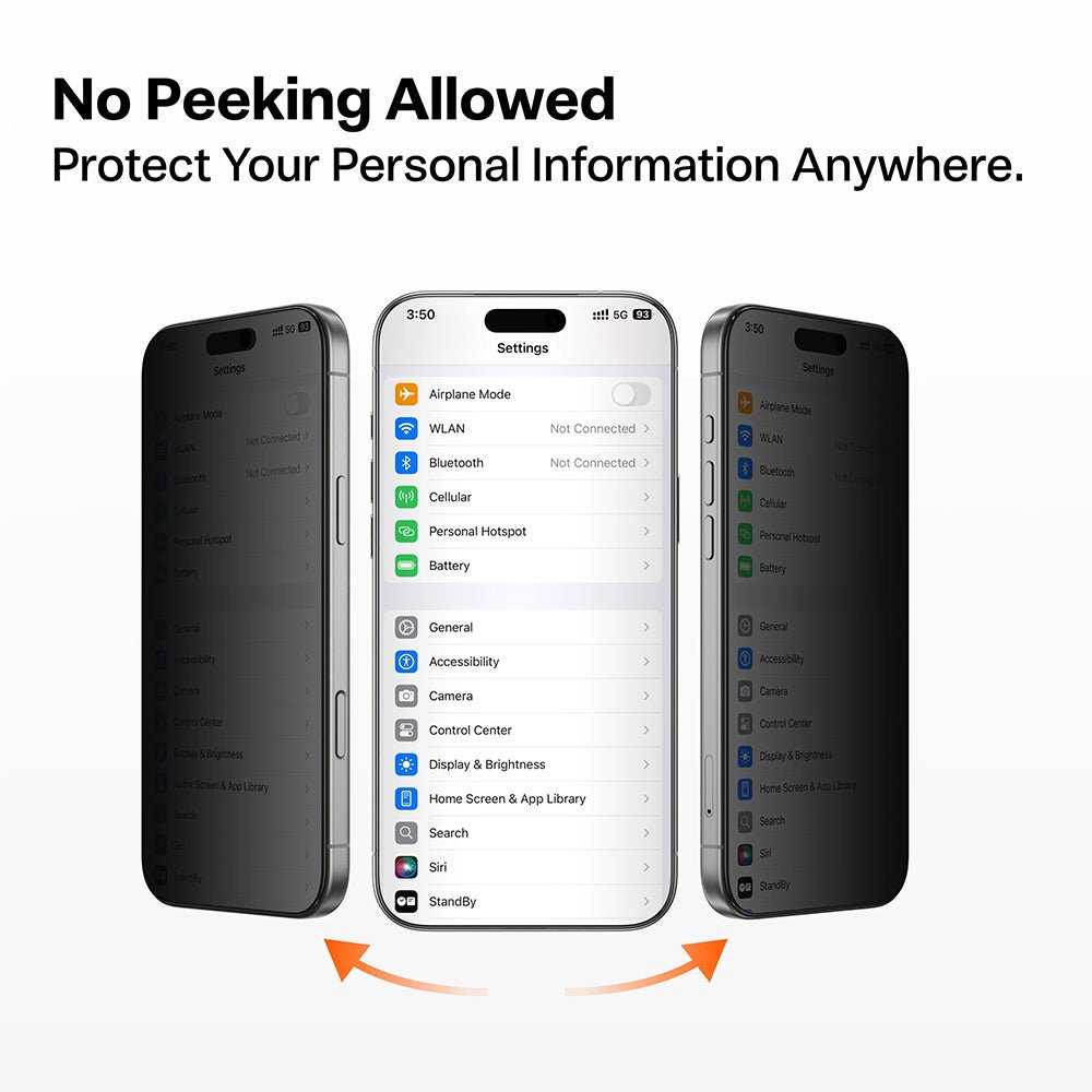 Torras iPhone 17 Pro Max - Full Screen Αντιχαρακτικό Γυαλί Οθόνης - GlassGo Install Master - Privacy