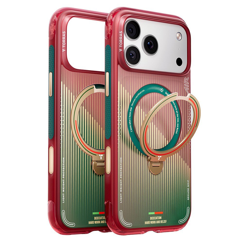 Torras iPhone 17 Pro Max - Σκληρή θήκη με Περιστρεφόμενο Stand / MagSafe - Ostand O3 Air Series - Glory Slash