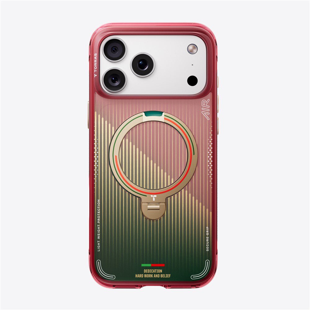 Torras iPhone 17 Pro Max - Σκληρή θήκη με Περιστρεφόμενο Stand / MagSafe - Ostand O3 Air Series - Glory Slash