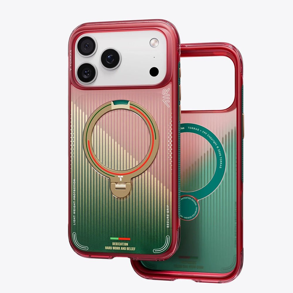 Torras iPhone 17 Pro Max - Σκληρή θήκη με Περιστρεφόμενο Stand / MagSafe - Ostand O3 Air Series - Glory Slash
