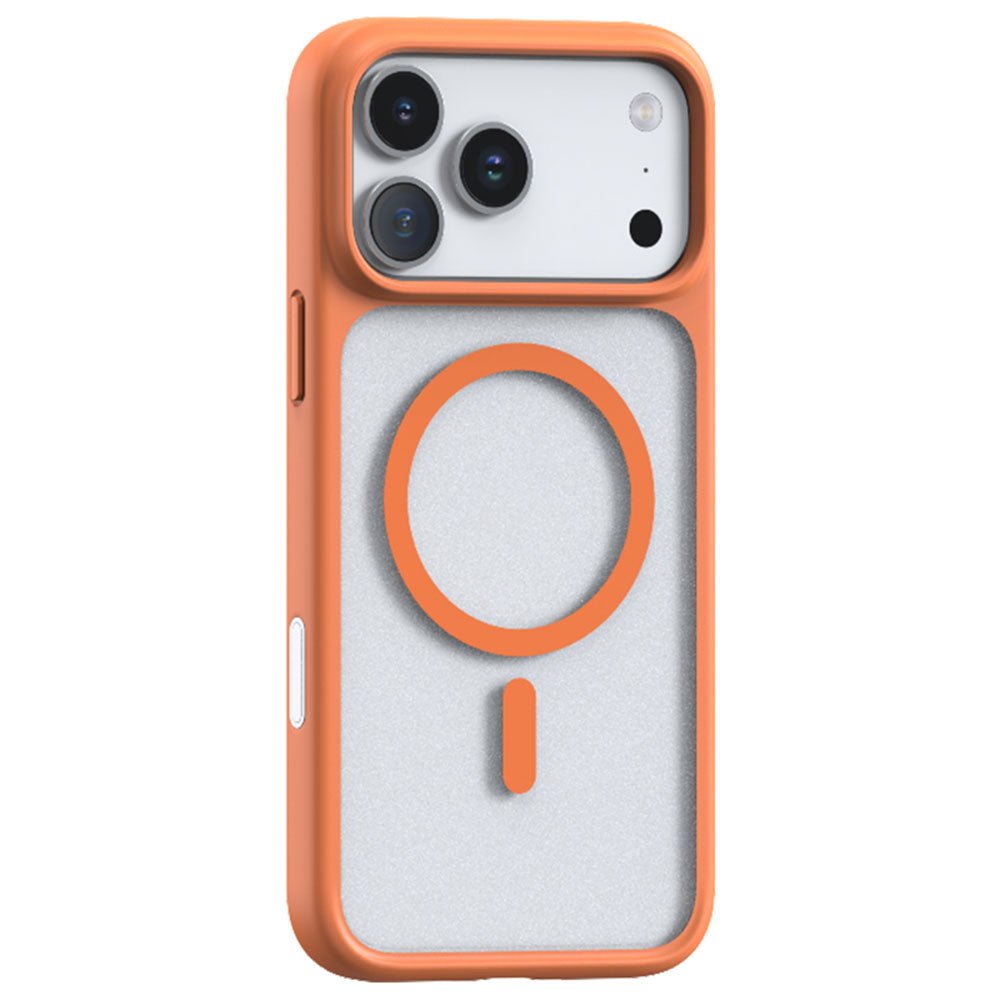 Torras iPhone 17 Pro Max - Σκληρή Θήκη με Πλαίσιο Σιλικόνης και MagSafe - Guardian Magnetic Series - Orange