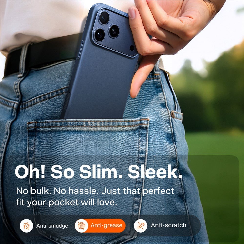 Torras iPhone 17 Pro Max - Θήκη Σιλικόνης με MagSafe - SlimFit Series - Navy Blue