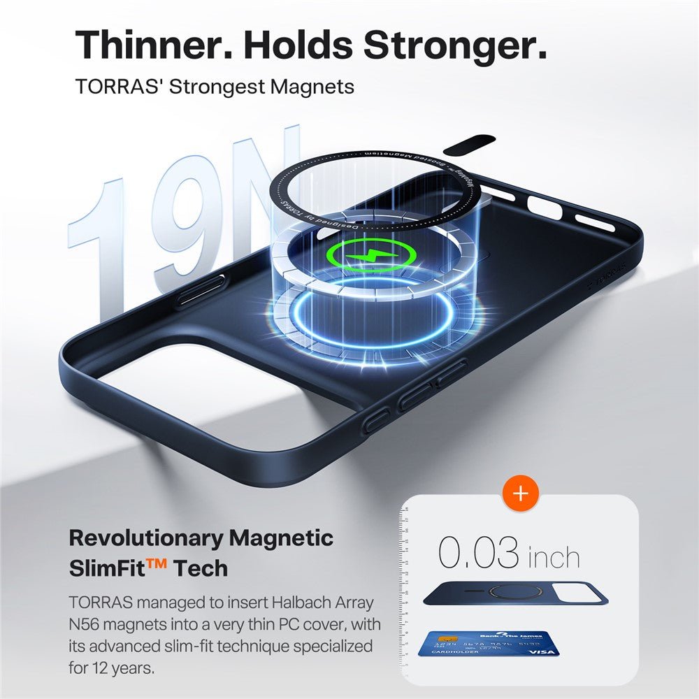 Torras iPhone 17 - Θήκη Σιλικόνης με MagSafe - SlimFit Series - Clear