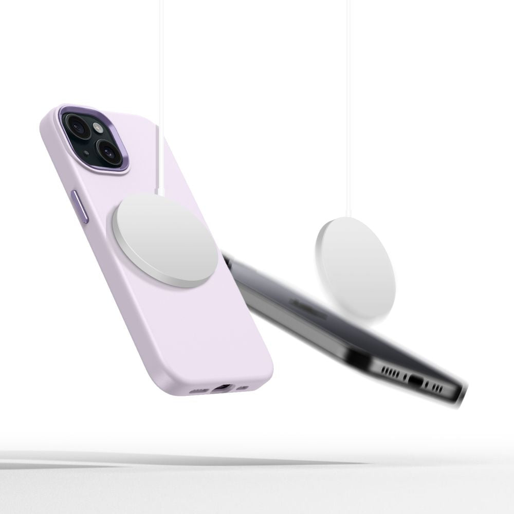 Tech - Protect iPhone 15 Silicone Pure Θήκη Σιλικόνης TPU με MagSafe - Mauve