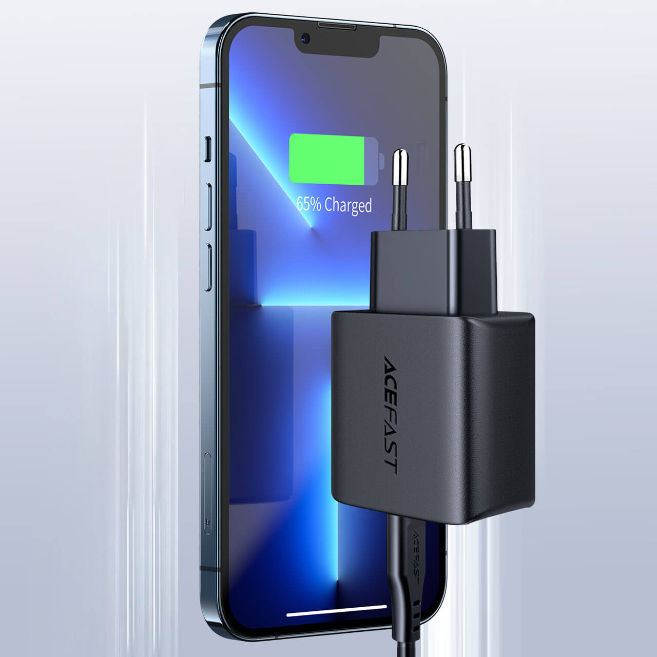 Acefast A1 20W Οικιακός Φορτιστής Γρήγορης Φόρτισης USB Type C - Black