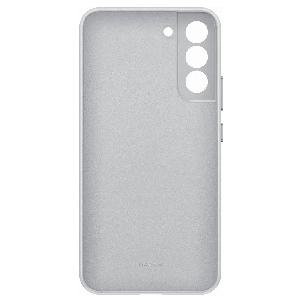 Samsung Genuine Leather Cover Samsung Galaxy S22 Plus Θήκη από Γνήσιο Δέρμα - Light Grey - EF - VS906LJEGWW