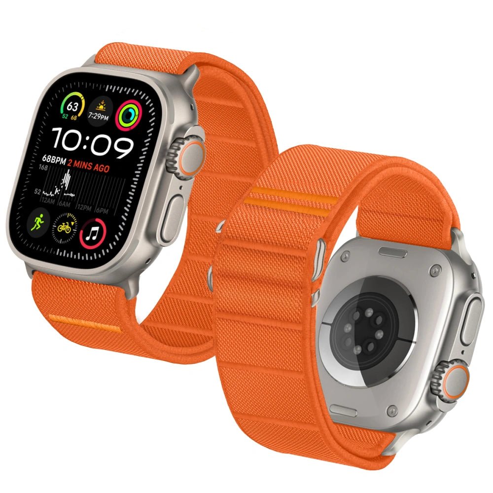 Tech - Protect Λουράκι Apple Watch 8/9/10/11 - SE (1/2/3) - Ultra (1/2/3) – 44/45/46/49mm Nylon Slip - Orange