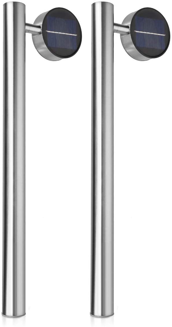 Navaris Solar Garden Lights Σετ με 2 Ηλιακά LED Φωτιστικά Εξωτερικού Χώρου - Ornamental Torches - 51103.01.02