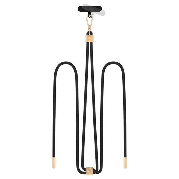 Tech - Protect C2S Rope CrossBody Strap - Universal Λουράκι για Θήκη Κινητού - Black / Gold