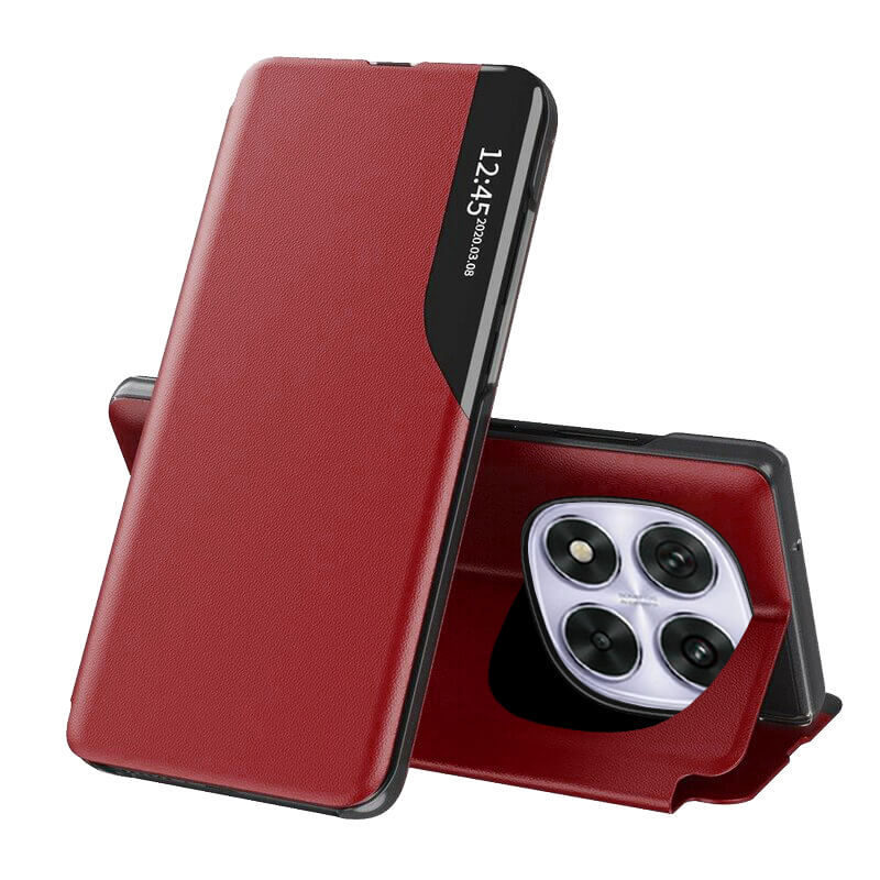Techsuit Xiaomi Redmi Note 14 Pro 5G / Poco X7 - eFold Series - Θήκη Βιβλίο - Red
