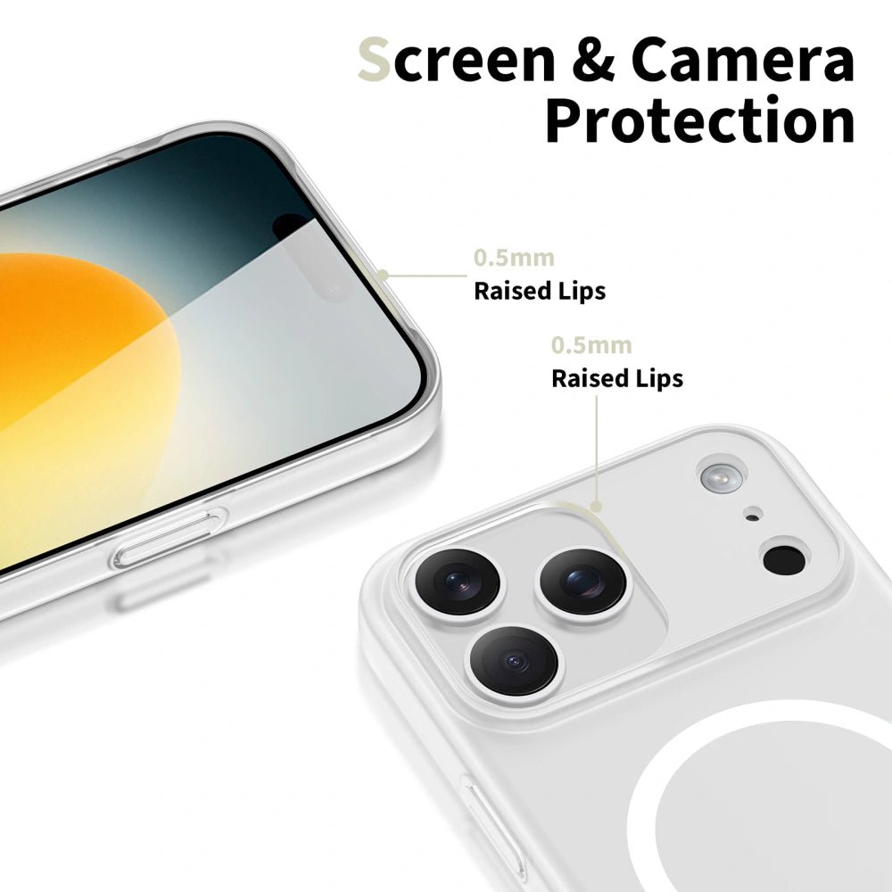 Tech - Protect iPhone 17 Pro MagSlim - Σκληρή Θήκη με MagSafe - Matte / White