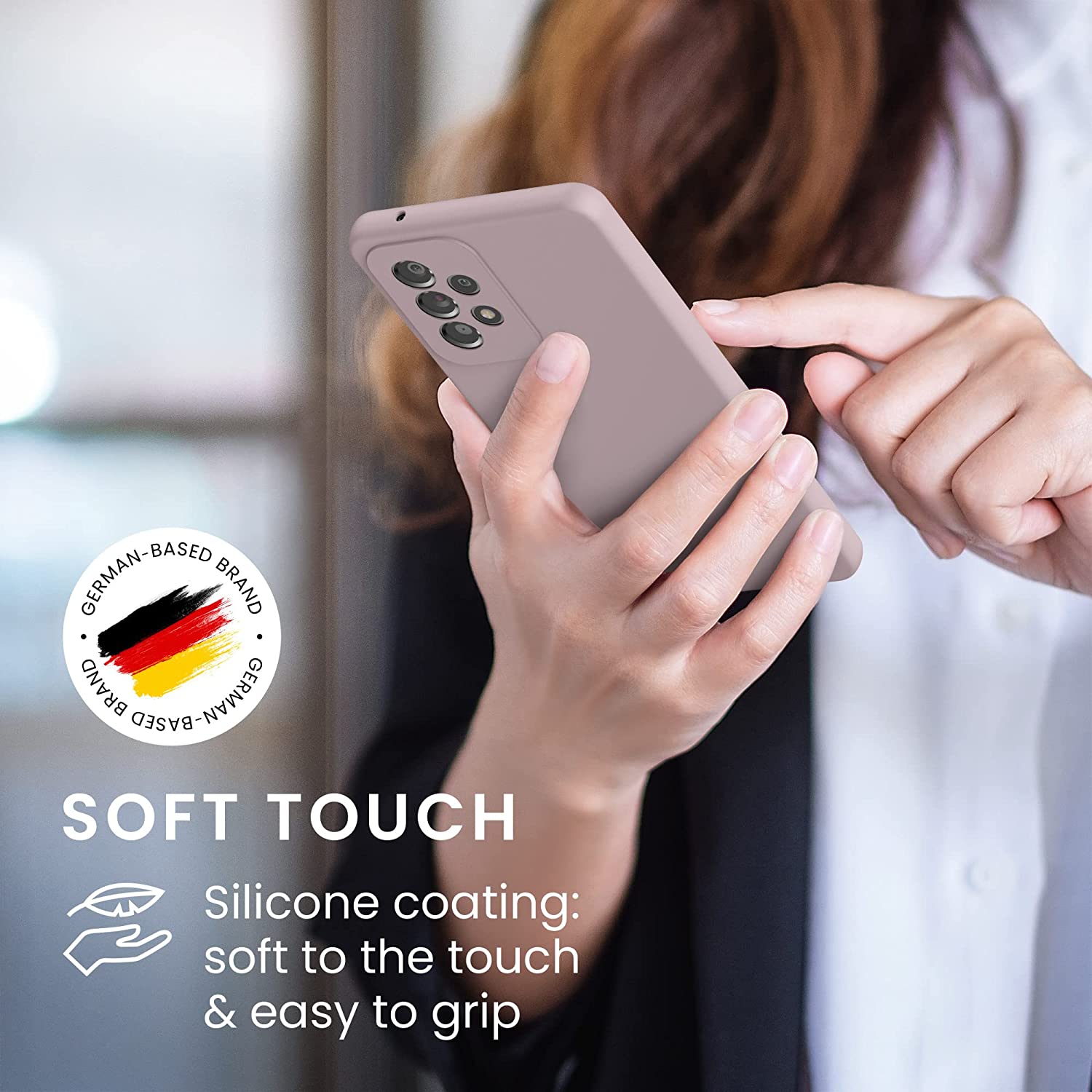 KW Samsung Galaxy A53 5G Θήκη Σιλικόνης Rubber TPU - Purple Cloud - 57835.192