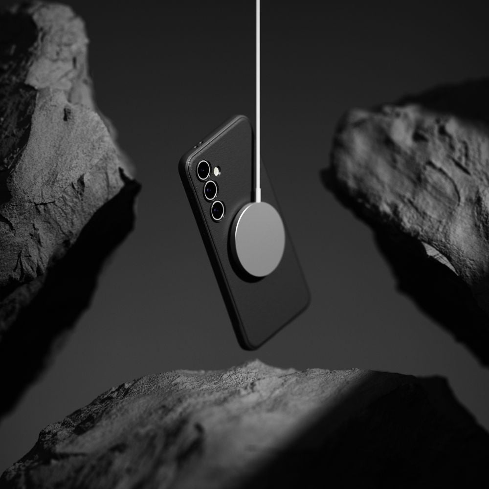 Ringke Samsung Galaxy S24 FE Onyx Magnetic Θήκη Σιλικόνης με MagSafe - Black
