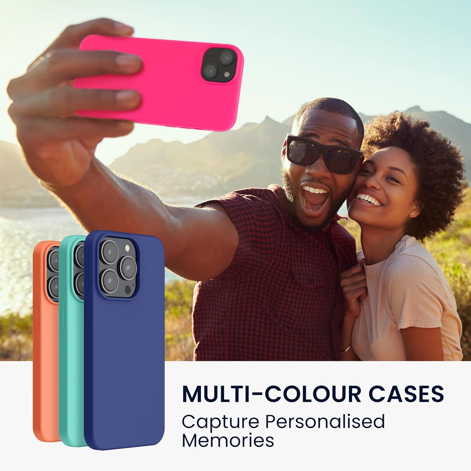 KW iPhone 15 Plus Θήκη Σιλικόνης Rubberized TPU - Neon Pink - 61954.77