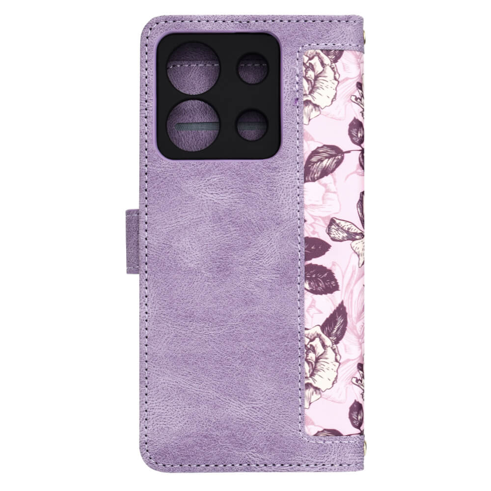Techsuit Xiaomi Redmi Note 13 Pro 5G / Poco X6 5G - FlipCraft - Θήκη Πορτοφόλι από Δερματίνη - Mysterious Purple