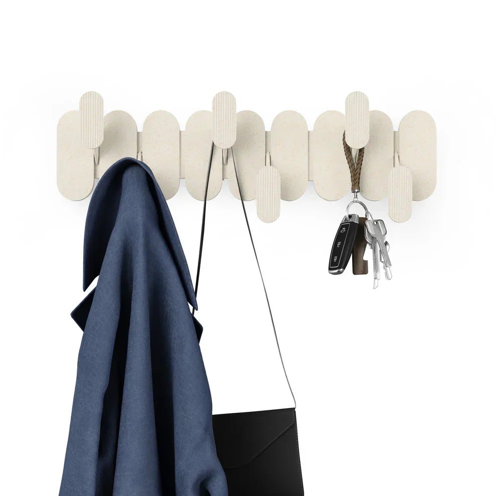 Umbra Tempo - Επιτοίχια Κρεμάστρα με 6 Γάντζους - Sand