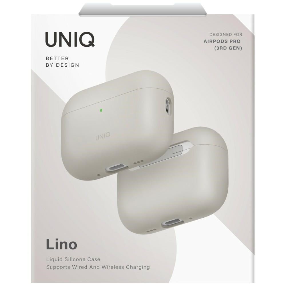 Uniq AirPods Pro 3 - Θήκη Σιλικόνης - Lino Silicone - Beige