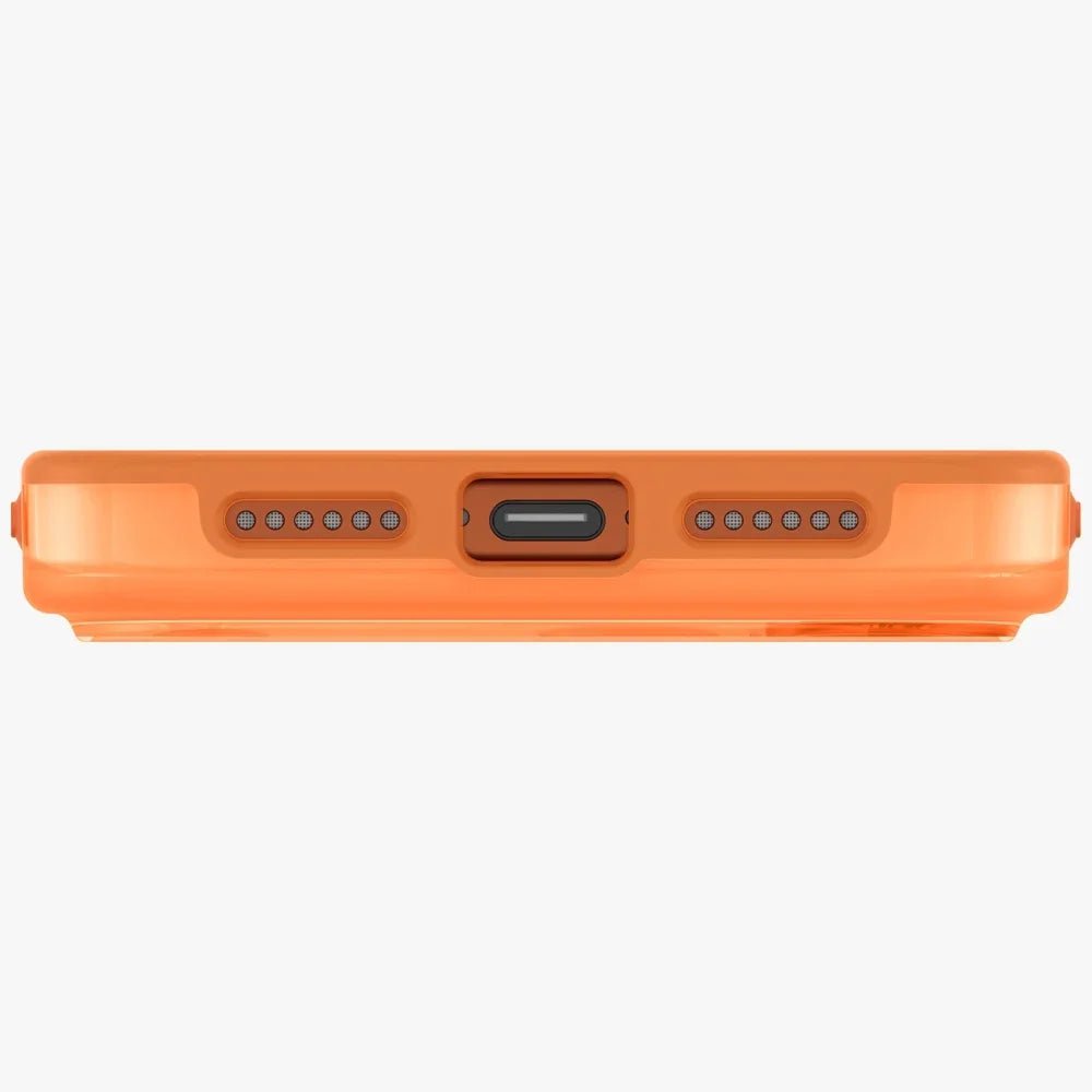 Uniq iPhone 17 Pro - Clario MagClick Charging - Σκληρή Θήκη με Πλαίσιο Σιλικόνης και MagSafe - Orange