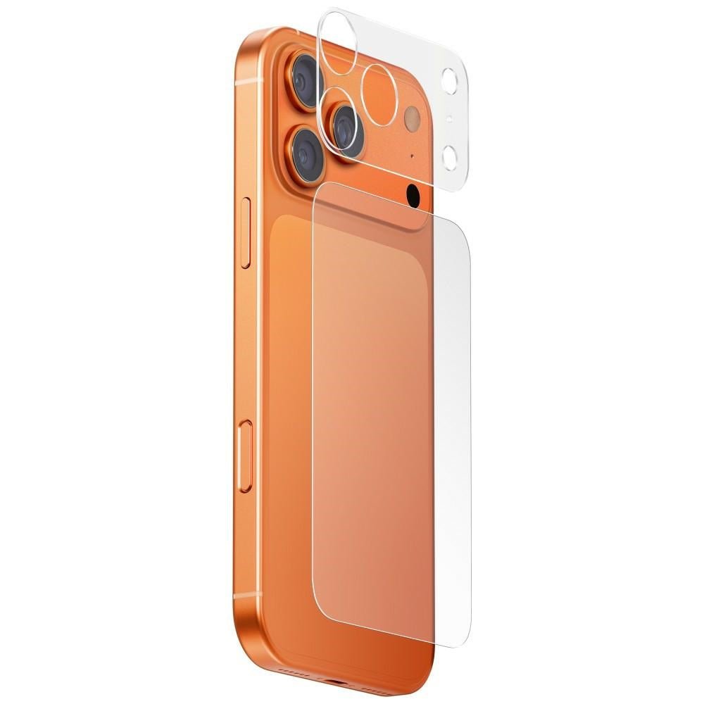 Uniq iPhone 17 Pro Max - Σετ με 1 Προστατευτικό Πλαισίου Κάμερας Χωρίς Προστασία Φακών και 1 Προστατευτικό για το Πίσω Μέρος Optix Aeroshield+ - Διάφανα
