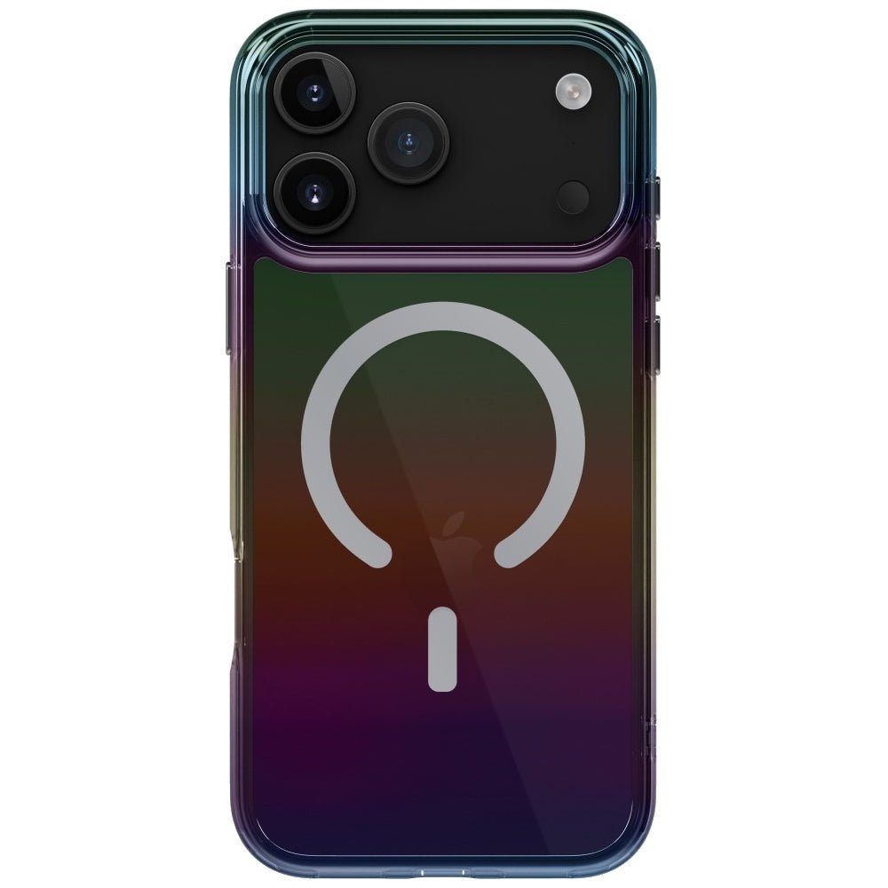 Uniq iPhone 17 Pro Max - Σκληρή Θήκη με Πλαίσιο Σιλικόνης και MagSafe - Iridescia Magclick - Midnight Quartz