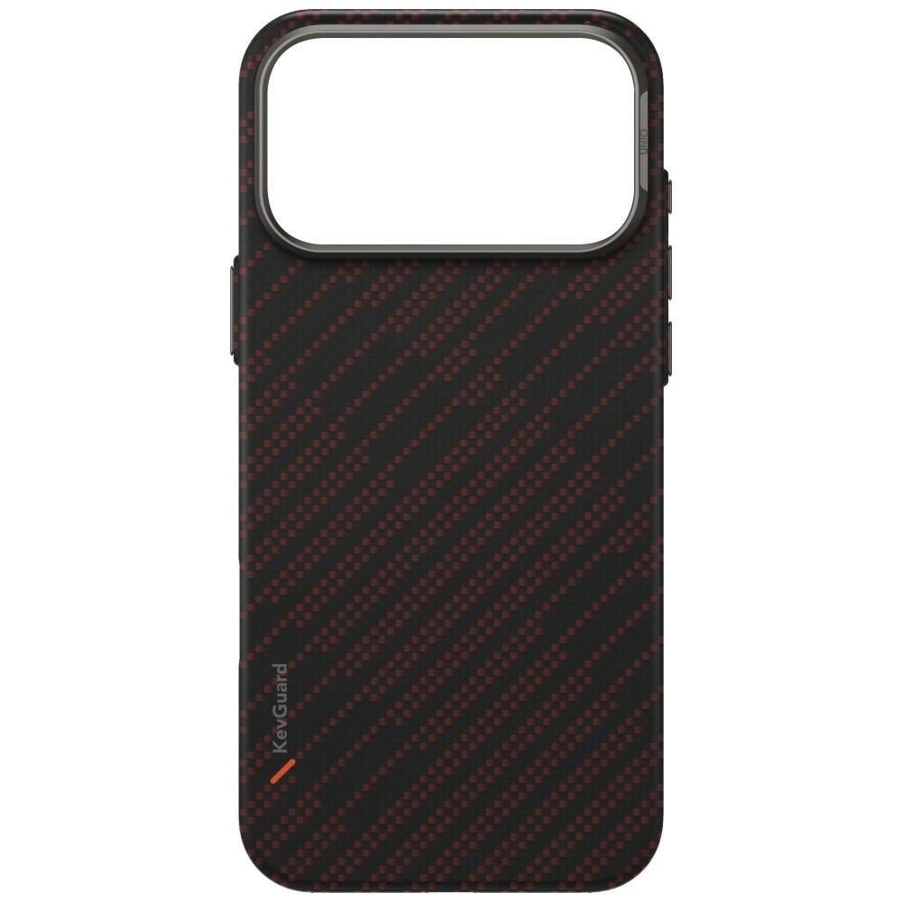 Uniq iPhone 17 Pro Max - Σκληρή Θήκη με Πλαίσιο Σιλικόνης και MagSafe - Keva EDGE Magclick - Orange