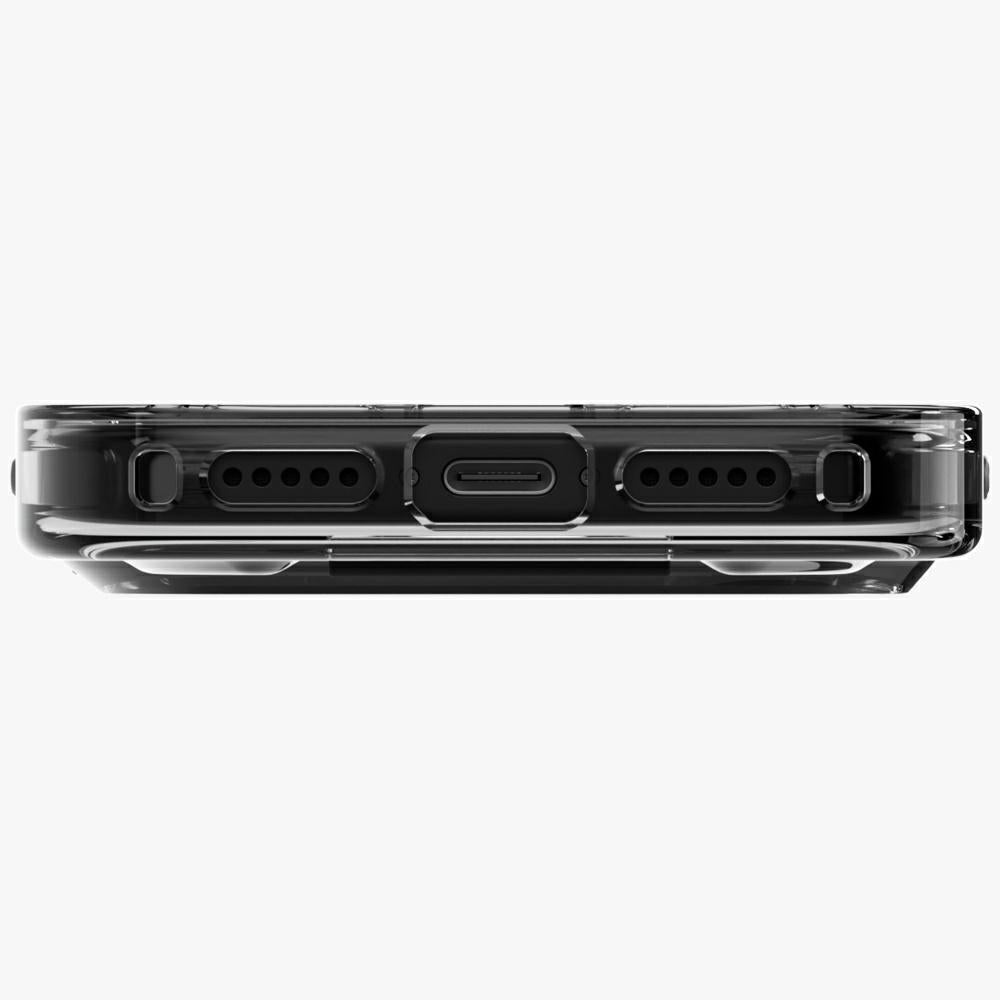 Uniq iPhone 17 Pro Max - Σκληρή Θήκη με Πλαίσιο Σιλικόνης με MagSafe και Eνσωματωμένη Λαβή FlexGrip - Heldro Air - Black
