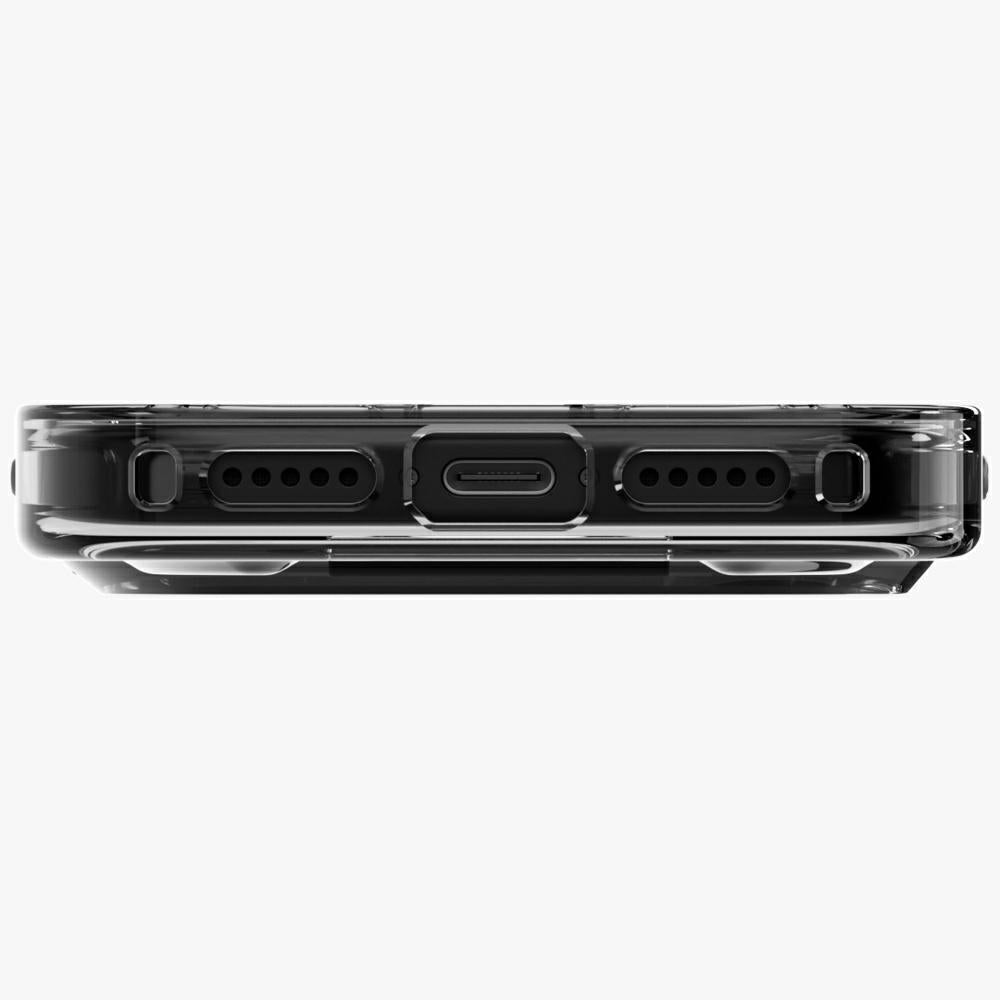Uniq iPhone 17 Pro - Σκληρή Θήκη με Πλαίσιο Σιλικόνης με MagSafe και Eνσωματωμένη Λαβή FlexGrip - Heldro Air - Black