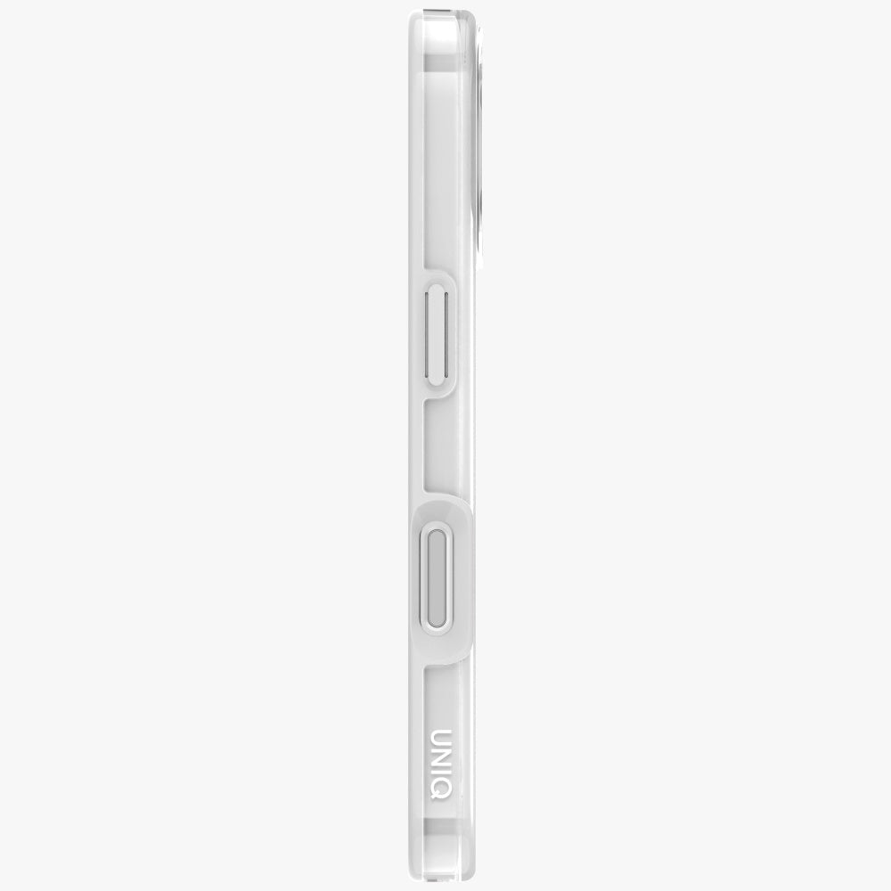 Uniq iPhone 17 - Σκληρή Θήκη με Πλαίσιο Σιλικόνης και MagSafe - Clario MagClick Charging - Clear
