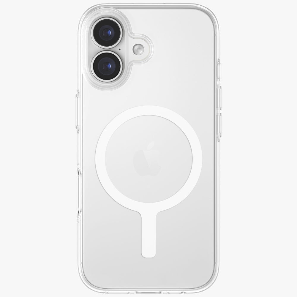 Uniq iPhone 17 - Σκληρή Θήκη με Πλαίσιο Σιλικόνης και MagSafe - Clario MagClick Charging - Clear