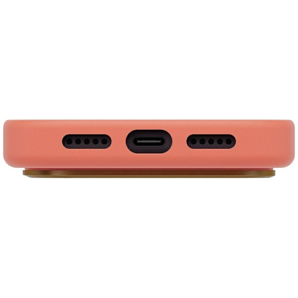 Uniq iPhone 18 Pro / iPhone 17 Pro - Σκληρή Θήκη με Επένδυση Συνθετικού Δέρματος MagSafe - Lyden MagClick - Terracotta