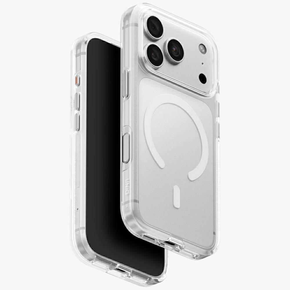 Uniq iPhone 18 Pro / iPhone 17 Pro - Σκληρή Θήκη με Πλαίσιο Σιλικόνης και MagSafe - Clario MagClick - Clear