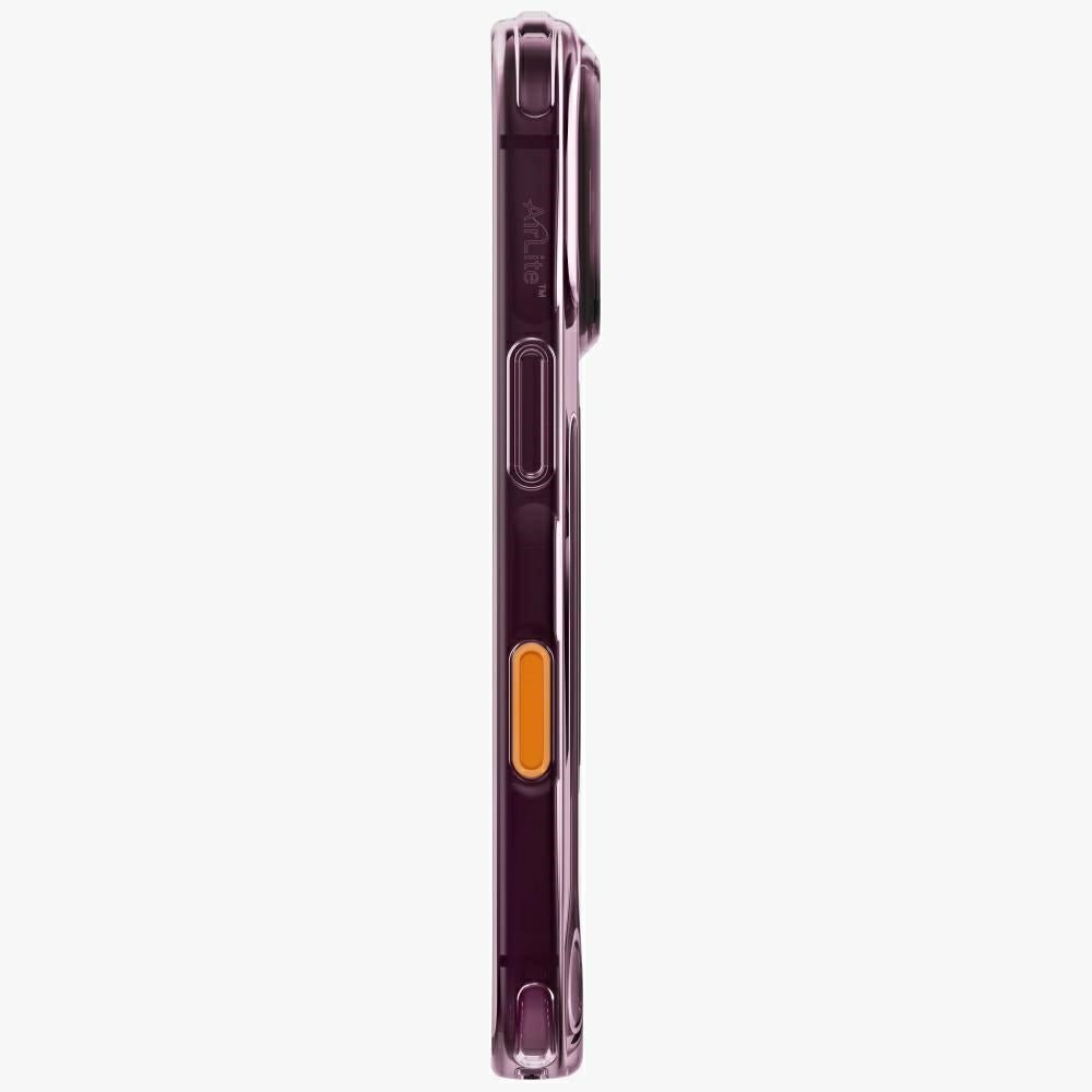 Uniq iPhone 18 Pro / iPhone 17 Pro - Σκληρή Θήκη με Πλαίσιο Σιλικόνης και Σταντ MagSafe - Swivix 360 Rotating Kickstand - Burgundy