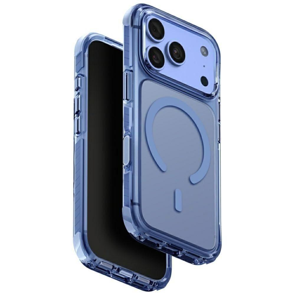 Uniq iPhone 18 Pro / iPhone 17 Pro - Σκληρή Θήκη με Πλαίσιο Σιλικόνης MagSafe - Combat Magclick - Blue