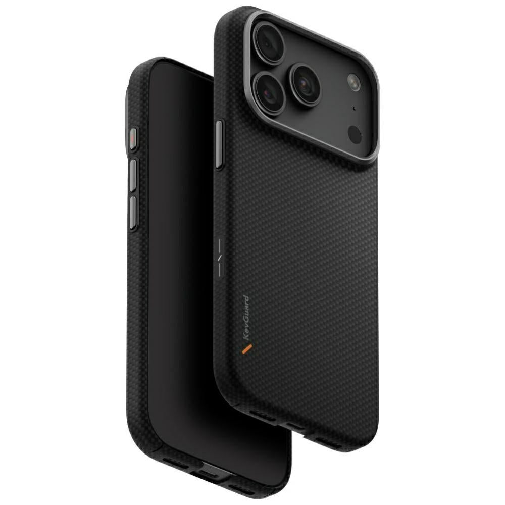 Uniq iPhone 18 Pro / iPhone 17 Pro - Σκληρή Θήκη με Πλαίσιο Σιλικόνης MagSafe - Keva EDGE Magclick - Black