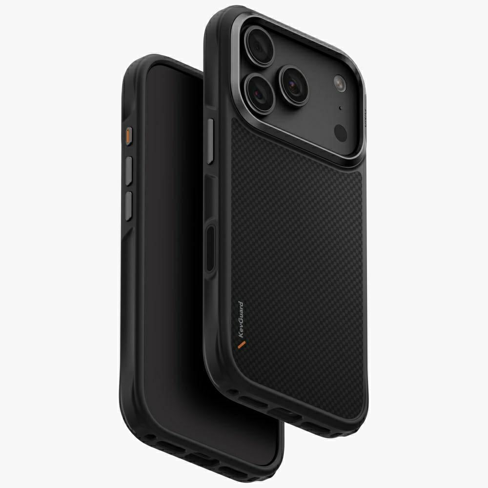 Uniq iPhone 18 Pro / iPhone 17 Pro - Σκληρή Θήκη με Πλαίσιο Σιλικόνης MagSafe - Keva Tough Aramid - Black
