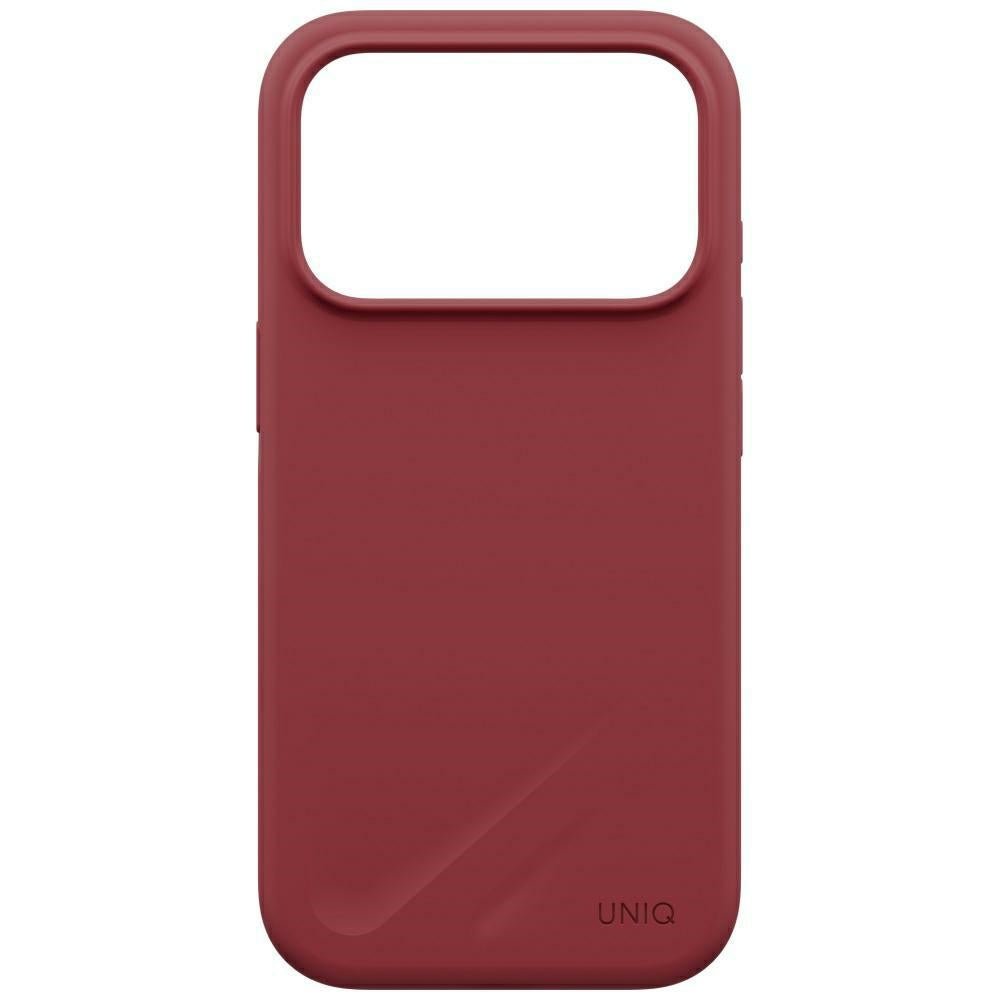 Uniq iPhone 18 Pro / iPhone 17 Pro - Θήκη Σιλικόνης MagSafe - Lino Magclick Charging - Cranberry Red