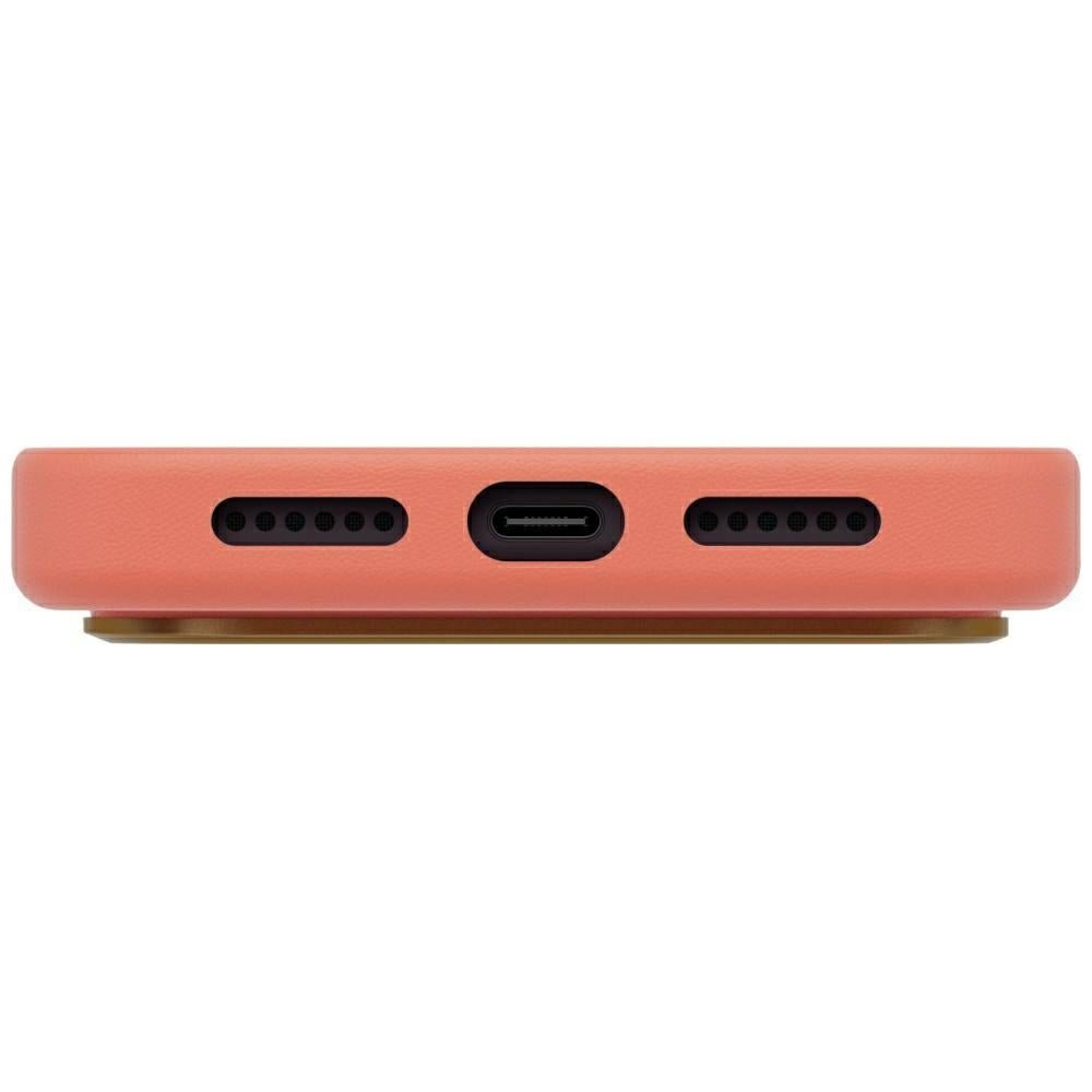 Uniq iPhone 18 Pro Max / iPhone 17 Pro Max - Σκληρή Θήκη με Επένδυση Συνθετικού Δέρματος MagSafe - Lyden MagClick - Terracotta