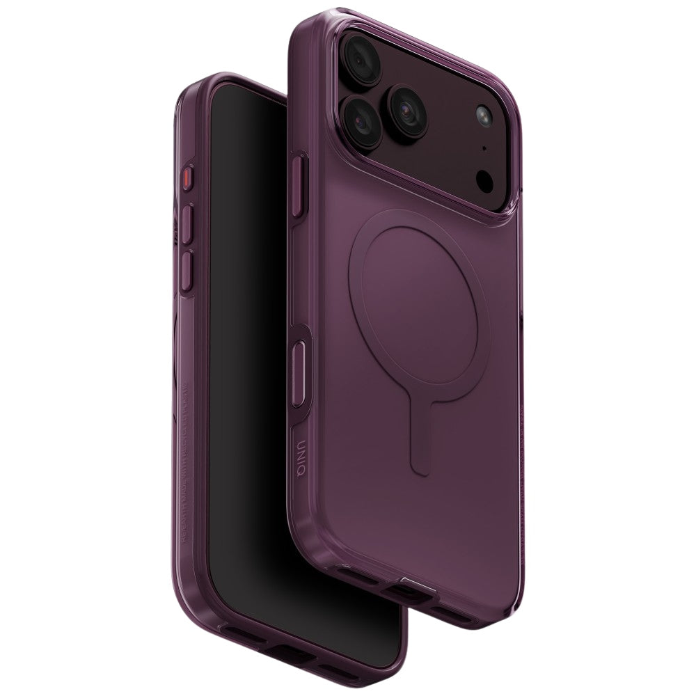 Uniq iPhone 18 Pro Max / iPhone 17 Pro Max - Σκληρή Θήκη με Πλαίσιο Σιλικόνης και MagSafe - Clario MagClick Eco - Purple