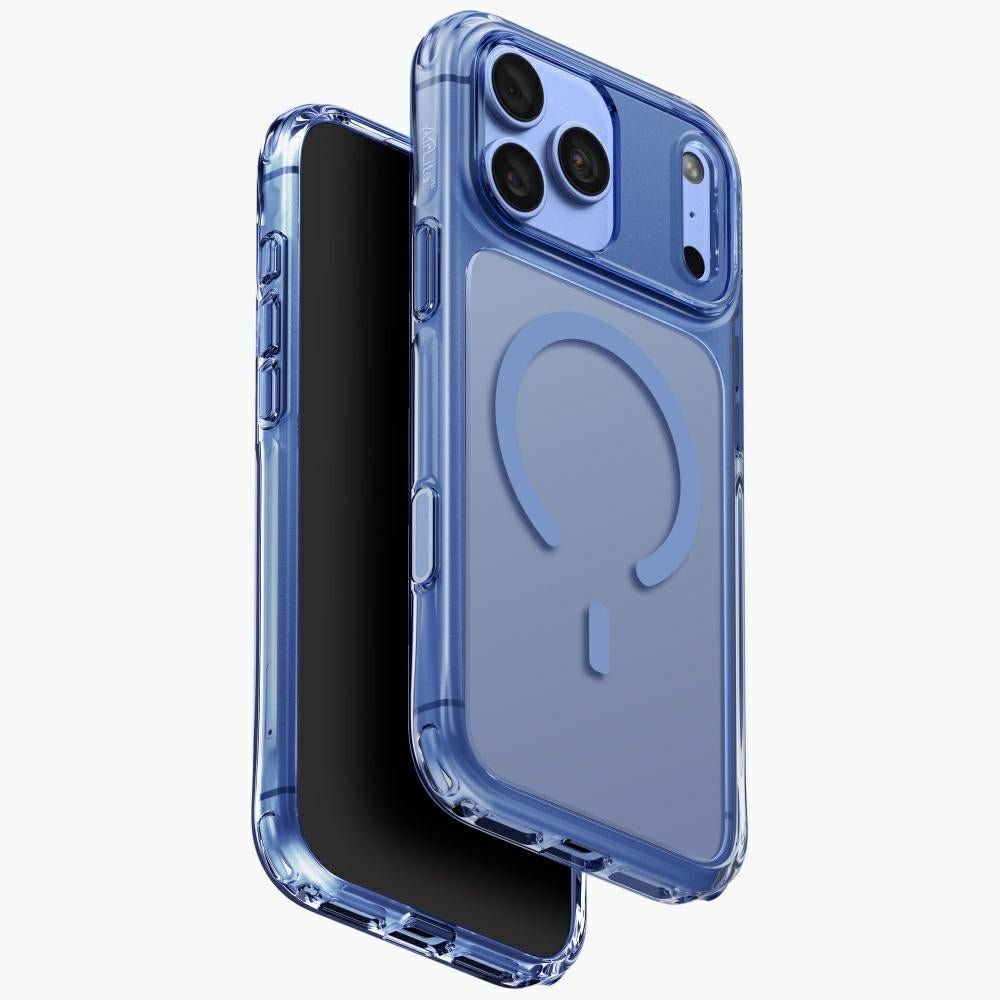 Uniq iPhone 18 Pro Max / iPhone 17 Pro Max - Σκληρή Θήκη με Πλαίσιο Σιλικόνης και MagSafe - LifePro Xtreme - Blue