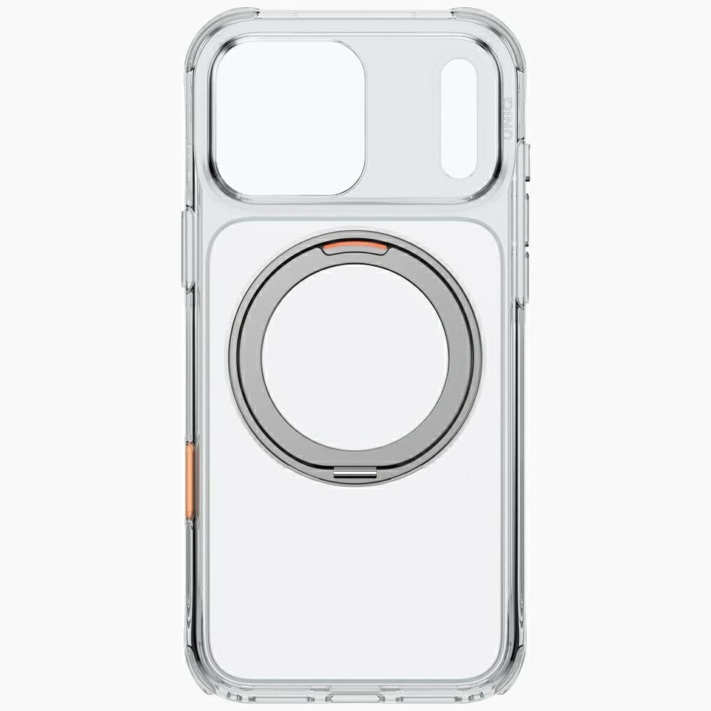 Uniq iPhone 18 Pro Max / iPhone 17 Pro Max - Σκληρή Θήκη με Πλαίσιο Σιλικόνης και Σταντ MagSafe - Swivix 360 Rotating Kickstand - Deep Burgundy