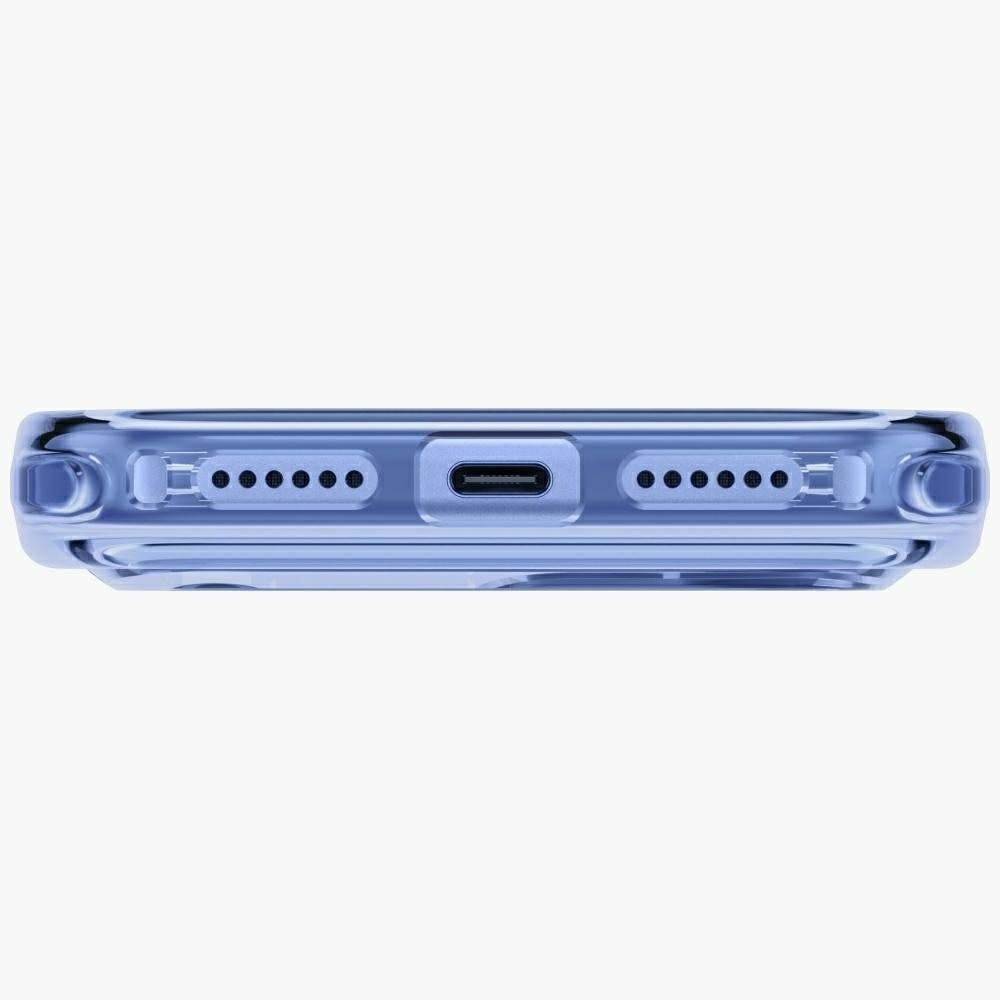 Uniq iPhone 18 Pro Max / iPhone 17 Pro Max - Σκληρή Θήκη με Πλαίσιο Σιλικόνης και Σταντ MagSafe - Swivix 360 Rotating Kickstand - Polar Blue