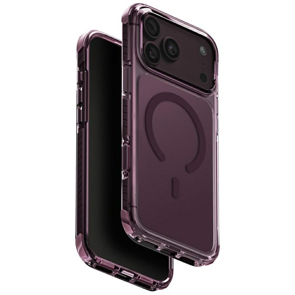 Uniq iPhone 18 Pro Max / iPhone 17 Pro Max - Σκληρή Θήκη με Πλαίσιο Σιλικόνης MagSafe - Combat Magclick - Burgundy