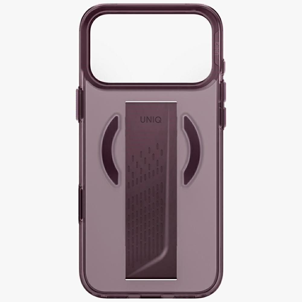Uniq iPhone 18 Pro Max / iPhone 17 Pro Max - Σκληρή Θήκη με Πλαίσιο Σιλικόνης MagSafe και Ενσωματωμένη Λαβή FlexGrip - Heldro Air - Burgundy