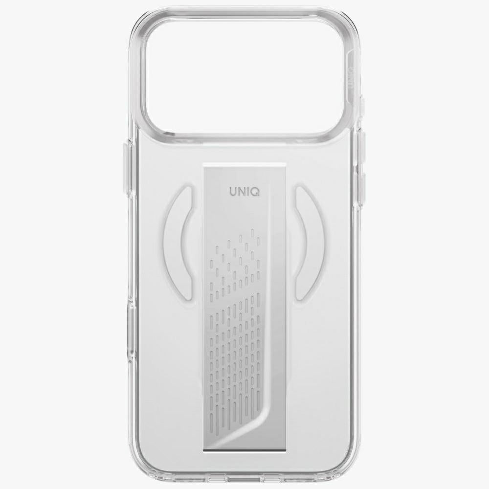 Uniq iPhone 18 Pro Max / iPhone 17 Pro Max - Σκληρή Θήκη με Πλαίσιο Σιλικόνης MagSafe και Ενσωματωμένη Λαβή FlexGrip - Heldro Air - Clear