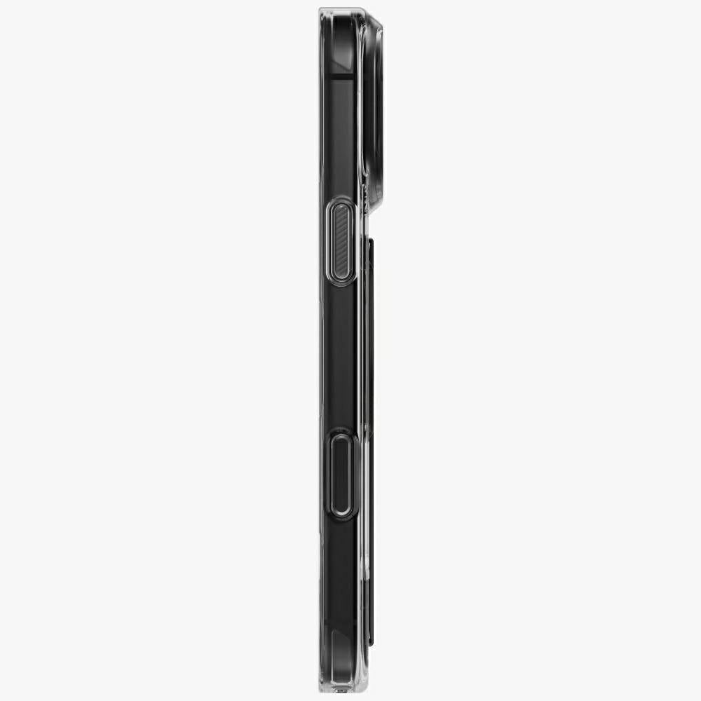 Uniq iPhone 18 Pro Max / iPhone 17 Pro Max - Σκληρή Θήκη με Πλαίσιο Σιλικόνης MagSafe και Ενσωματωμένη Λαβή FlexGrip - Heldro Air - Tinted Smoke