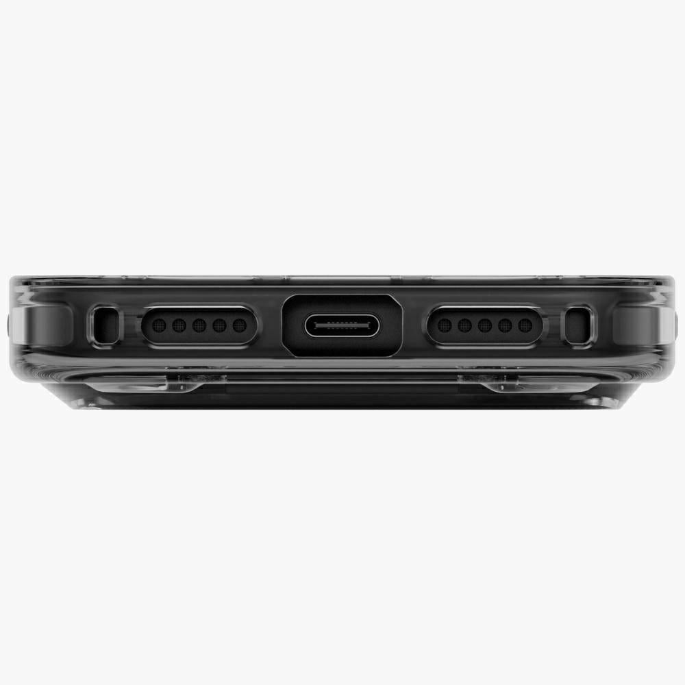 Uniq iPhone 18 Pro Max / iPhone 17 Pro Max - Σκληρή Θήκη με Πλαίσιο Σιλικόνης MagSafe και Ενσωματωμένη Λαβή FlexGrip - Heldro Air - Tinted Smoke