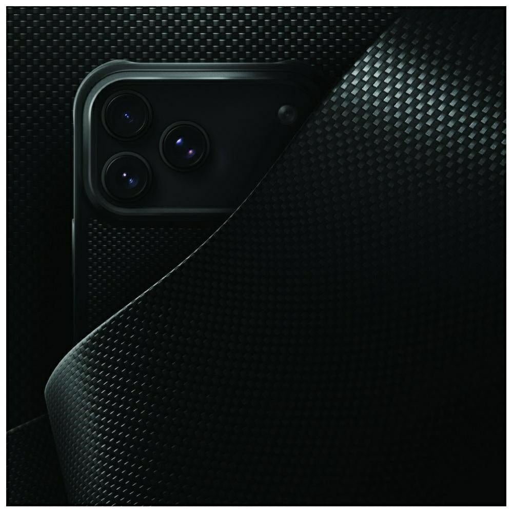 Uniq iPhone 18 Pro Max / iPhone 17 Pro Max - Σκληρή Θήκη με Πλαίσιο Σιλικόνης MagSafe - Keva Tough Aramid - Black
